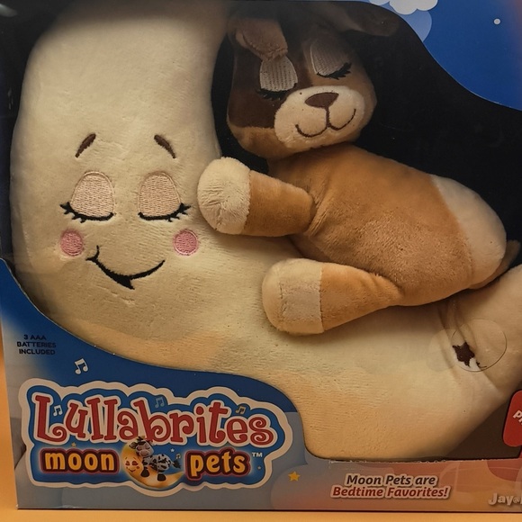 Moon Pets Plush Toy - Cream and Brown - Picture 6 of 9